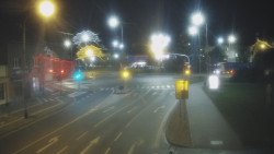 Křižovatka ulic Komenského a Velké Novosady