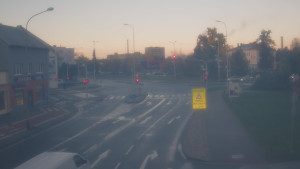 Město Přerov - Křižovatka ulic Komenského a Velké Novosady - 28.10.2025 v 06:45 Město Přerov - Křižovatka ulic Komenského a Velké Novosady - 28.10.2025 v 06:45