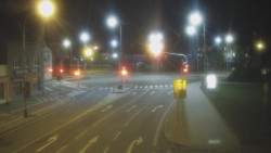 Křižovatka ulic Komenského a Velké Novosady