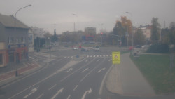 Křižovatka ulic Komenského a Velké Novosady