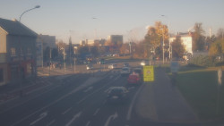 Křižovatka ulic Komenského a Velké Novosady