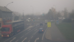 Křižovatka ulic Komenského a Velké Novosady