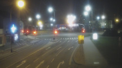 Křižovatka ulic Komenského a Velké Novosady