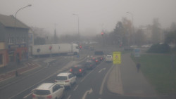 Křižovatka ulic Komenského a Velké Novosady