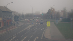 Křižovatka ulic Komenského a Velké Novosady