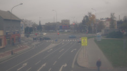 Křižovatka ulic Komenského a Velké Novosady