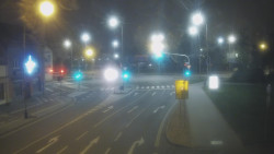 Křižovatka ulic Komenského a Velké Novosady