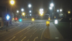 Křižovatka ulic Komenského a Velké Novosady