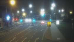 Křižovatka ulic Komenského a Velké Novosady