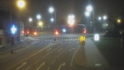 Křižovatka ulic Komenského a Velké Novosady