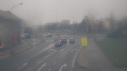 Křižovatka ulic Komenského a Velké Novosady