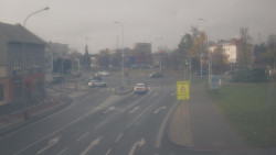 Křižovatka ulic Komenského a Velké Novosady