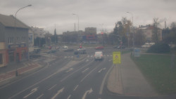 Křižovatka ulic Komenského a Velké Novosady