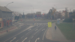 Křižovatka ulic Komenského a Velké Novosady