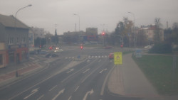 Křižovatka ulic Komenského a Velké Novosady