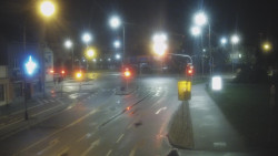 Křižovatka ulic Komenského a Velké Novosady