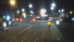 Křižovatka ulic Komenského a Velké Novosady