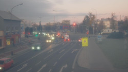 Křižovatka ulic Komenského a Velké Novosady