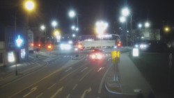 Křižovatka ulic Komenského a Velké Novosady