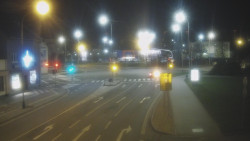 Křižovatka ulic Komenského a Velké Novosady