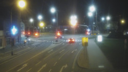 Křižovatka ulic Komenského a Velké Novosady