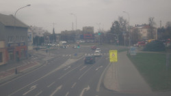 Křižovatka ulic Komenského a Velké Novosady