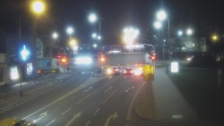 Křižovatka ulic Komenského a Velké Novosady