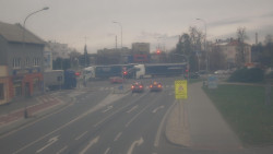 Křižovatka ulic Komenského a Velké Novosady