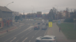 Křižovatka ulic Komenského a Velké Novosady