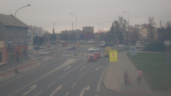 Křižovatka ulic Komenského a Velké Novosady