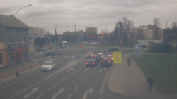 Křižovatka ulic Komenského a Velké Novosady