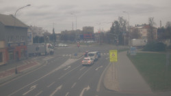 Křižovatka ulic Komenského a Velké Novosady