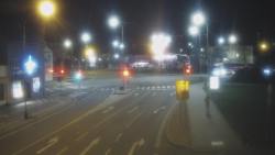 Křižovatka ulic Komenského a Velké Novosady