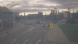 Křižovatka ulic Komenského a Velké Novosady