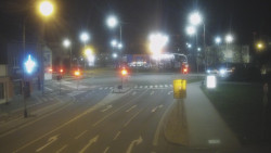 Křižovatka ulic Komenského a Velké Novosady