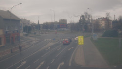 Křižovatka ulic Komenského a Velké Novosady