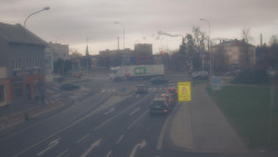 Křižovatka ulic Komenského a Velké Novosady