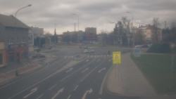 Křižovatka ulic Komenského a Velké Novosady