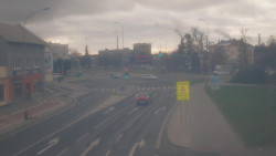 Křižovatka ulic Komenského a Velké Novosady