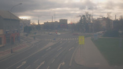 Křižovatka ulic Komenského a Velké Novosady