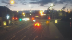 Křižovatka ulic Komenského a Velké Novosady