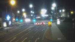 Křižovatka ulic Komenského a Velké Novosady