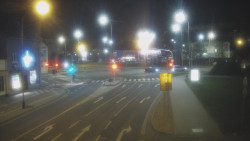 Křižovatka ulic Komenského a Velké Novosady