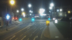 Křižovatka ulic Komenského a Velké Novosady