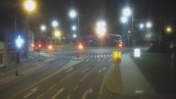 Křižovatka ulic Komenského a Velké Novosady