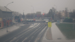 Křižovatka ulic Komenského a Velké Novosady