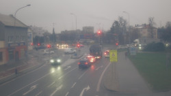 Křižovatka ulic Komenského a Velké Novosady