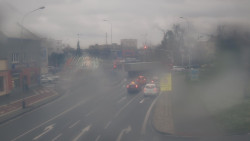 Křižovatka ulic Komenského a Velké Novosady