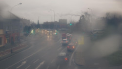 Křižovatka ulic Komenského a Velké Novosady