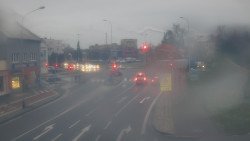 Křižovatka ulic Komenského a Velké Novosady